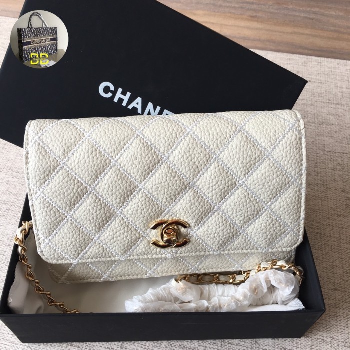TAS BRANDED IMPORT WOC OFF WHITE ORIGINAL LEATHER