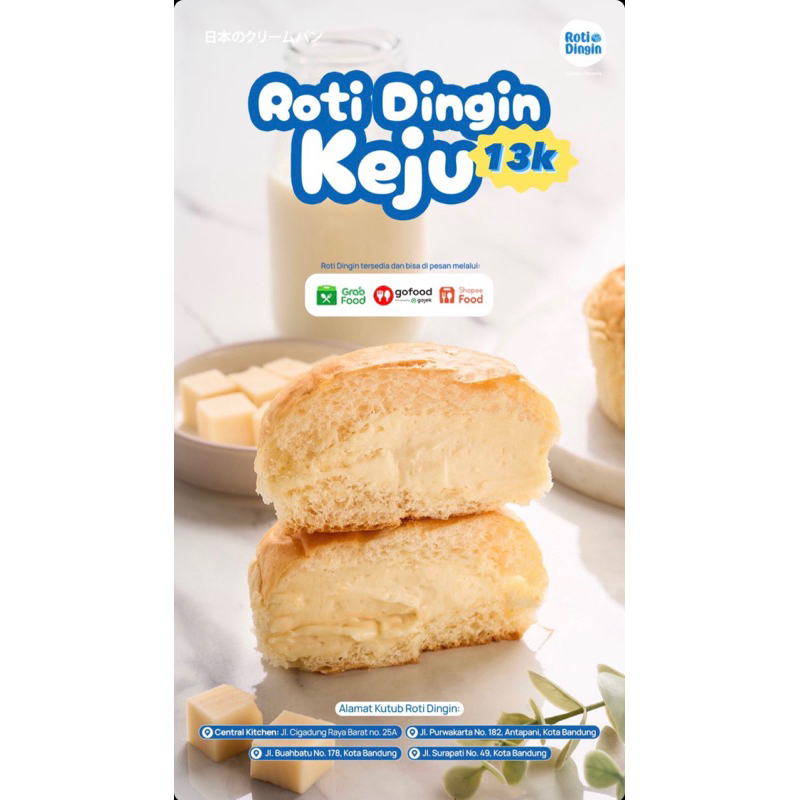 

Roti Dingin - Keju