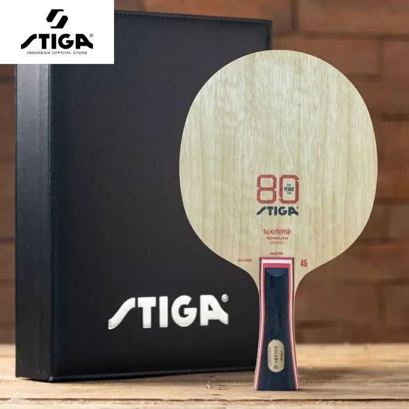 Carbonado Golden 45 80th edition | Kayu Blade Limited ITTF Original STIGA