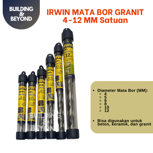 IRWIN MATA BOR GRANIT KERAMIK BETON 4 - 12 MM Satuan