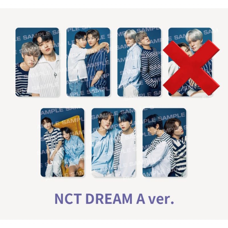 [TERMURAH] PC DREAMZINE NCT DREAM UNIT SET VERSI A NCT DREAM OFFICIAL PHOTOCARD
