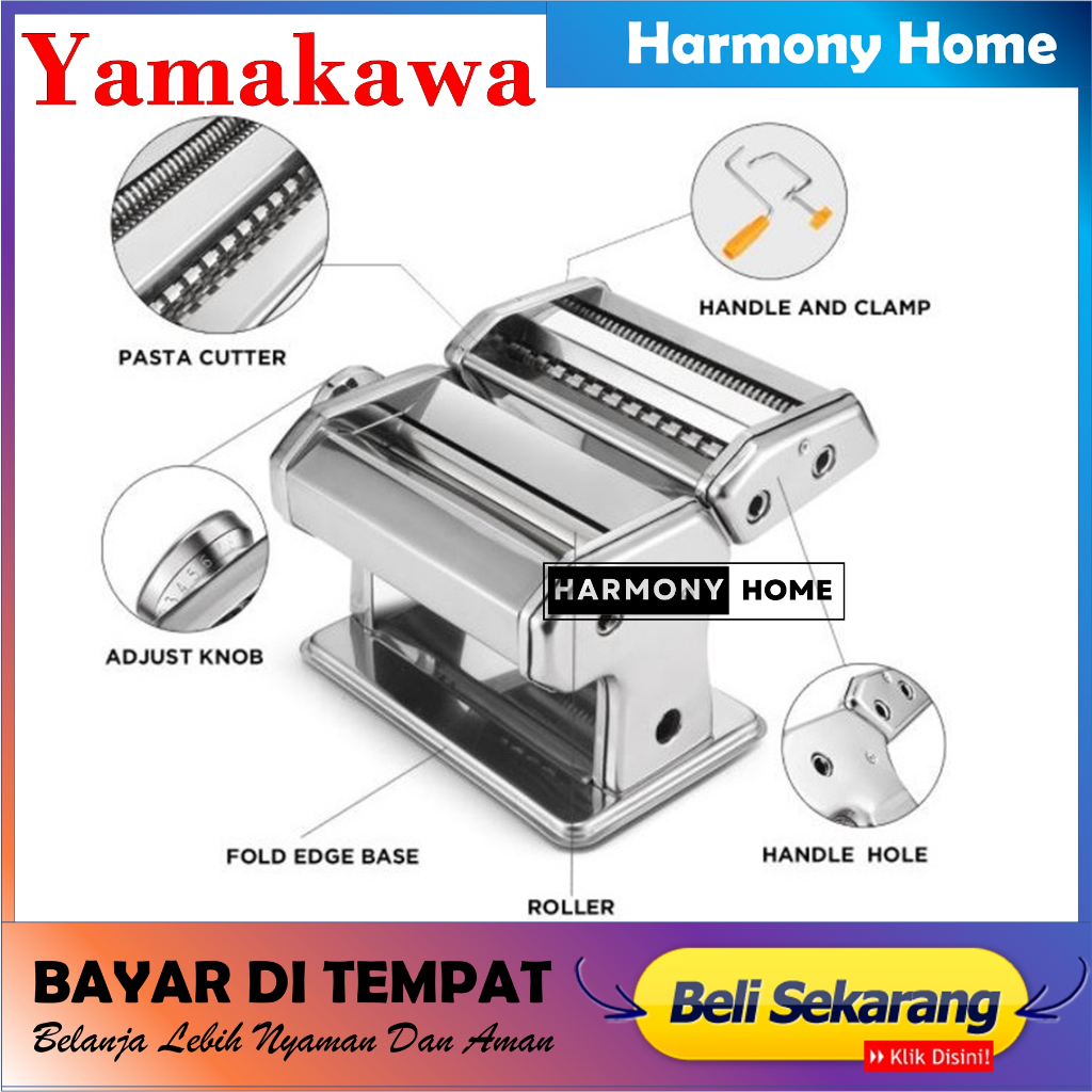 GILINGAN MIE YAMAKAWA ATLAS GILINGAN KUE BAWANG STAINLISH/ GILINGAN MIE PANGSIT / GILINGAN KUE MOLEN