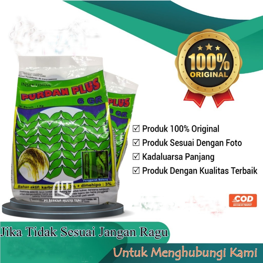 Insektisida Purdan Plus 6gr 1 Kg