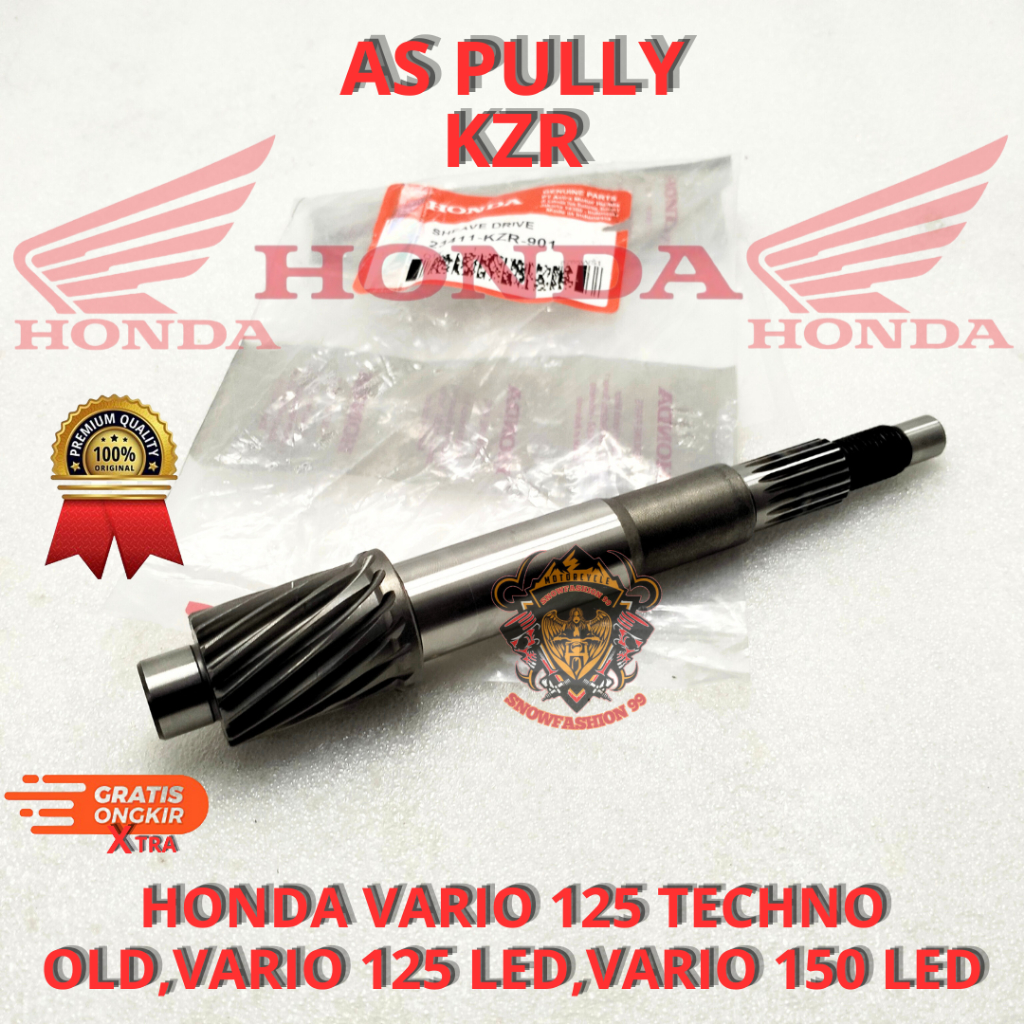 AS PULLY HONDA VARIO 125 KZR AS PULLY BELAKANG VARO 125 TECHNO ,VARIO 125 LED ,VARIO 150 LED ASLI OR