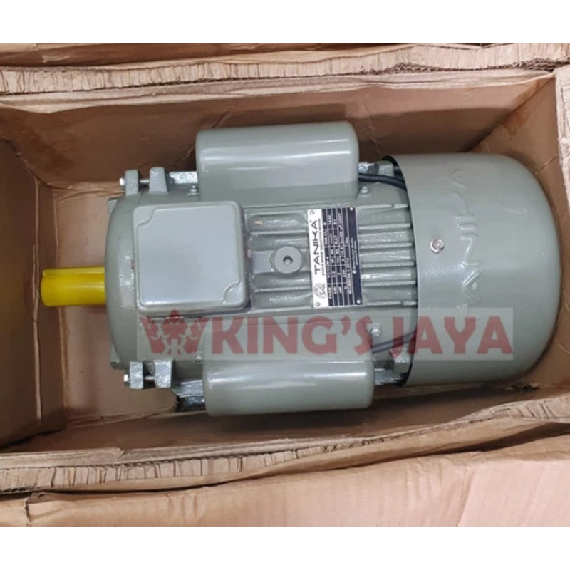 Dinamo Elektromotor 3 HP Putaran cepat 2850rpm 1 phase TANIKA BODY HANCURAN LEBIH TEBAL
