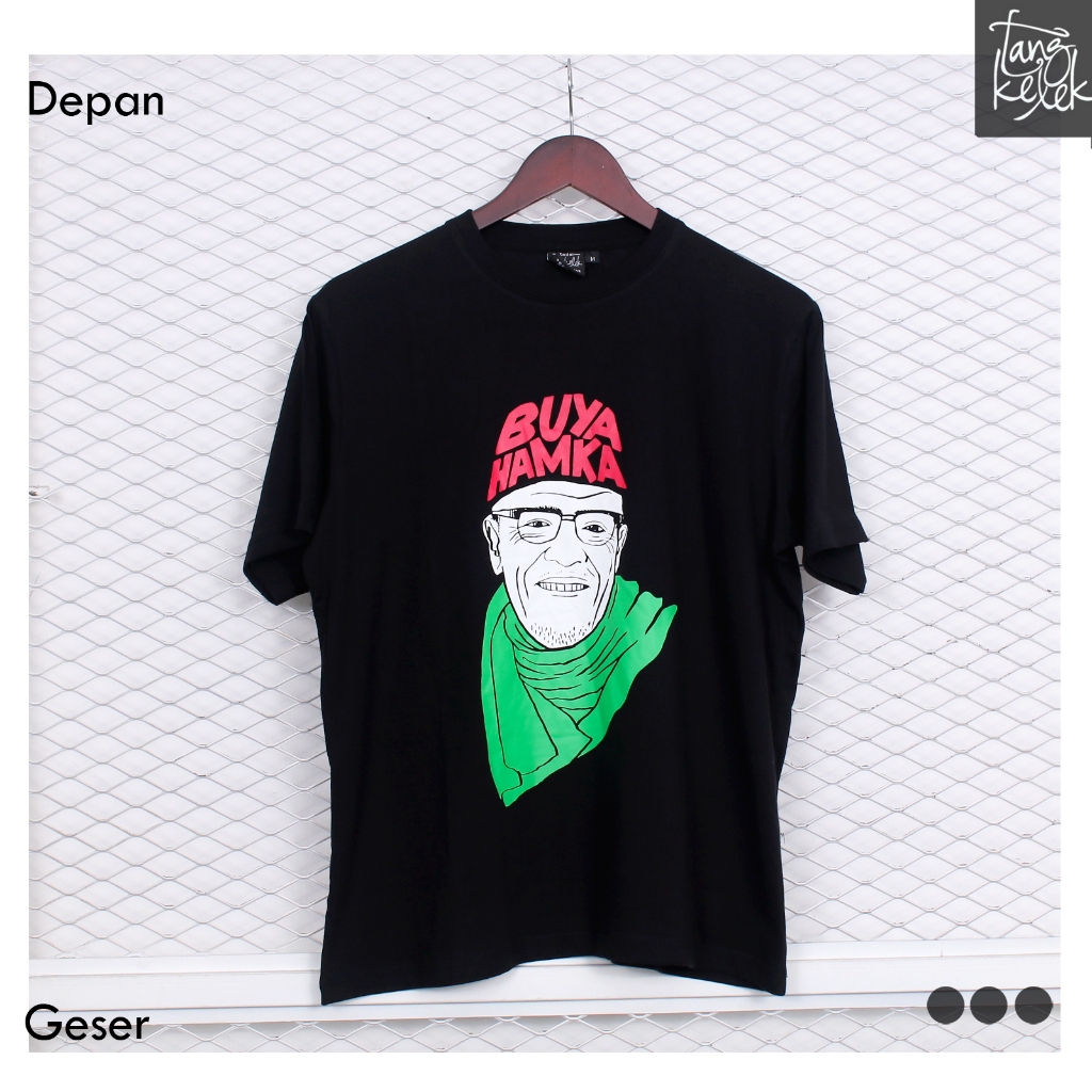 Tangkelek Baju Kaos Buya Hamka Warna Hitam