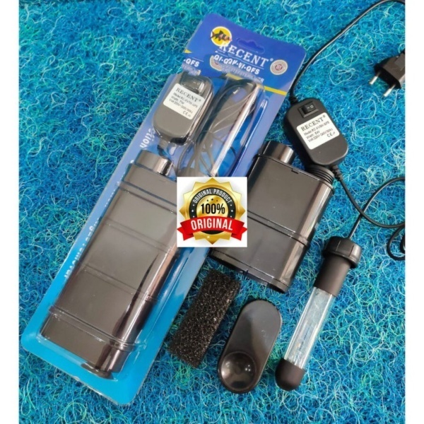 RECENT QFS 7 Watt - Lampu UV dalam Quick Filter Sterilizer Aquarium 7W