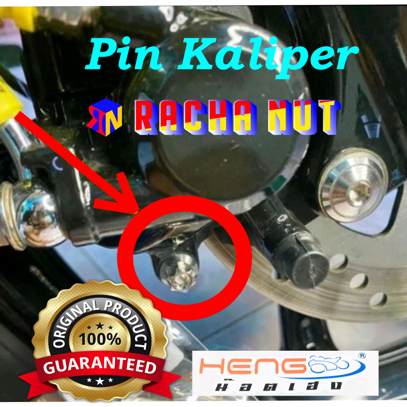 Baut Tojosan Kaliper Pin kaliper Yamaha Mio Fino Nmax Aerox Vario PCX Stainless Ori Heng Thailand