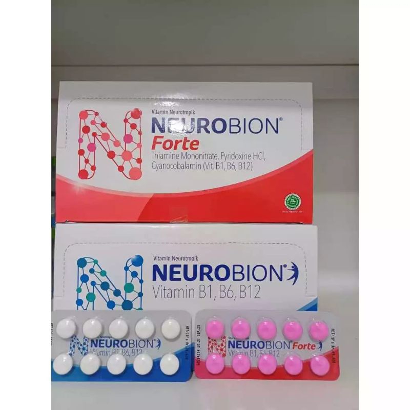 Neurobion Tablet (Putih) | Neurobion Forte (Pink) | Vitamin Neurotropik Pencengahan dan Pengobatan K