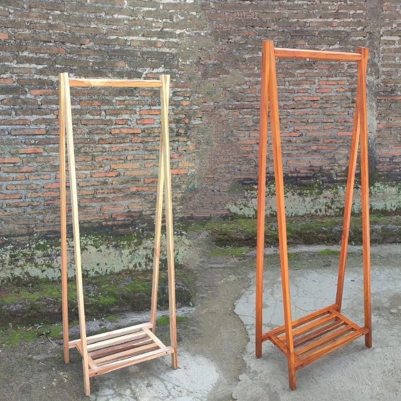 gantungan baju aestethic stand hanger gantungan baju gantungan baju berdiri rak gantungan baju gantu