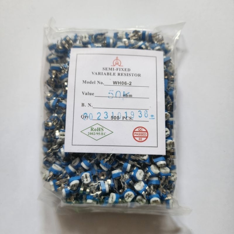 Grosir 500 Pcs Trimpot Trimmer VR 503 50K