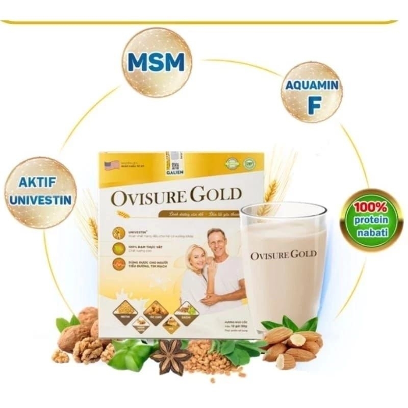 

OVISURE GOLD SUSU ORIGINAL BPOM , Ovisure Gold susu vitamin tulang dan sendi nyeri otot osteoporosis