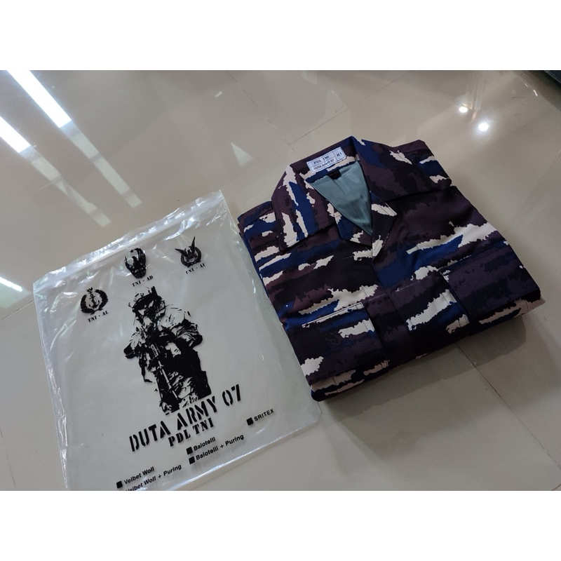 PDL TNI AL BALOTELI / BAJU PDL LAYAR TNI AL / PDL MATRA TNI AL / DUTA ARMY / BALOTELI PDL TNI AL