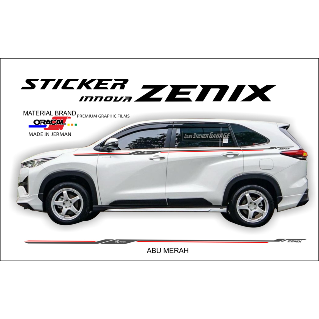 sticker innova zenix 2023 2024 aksesoris innova zenix