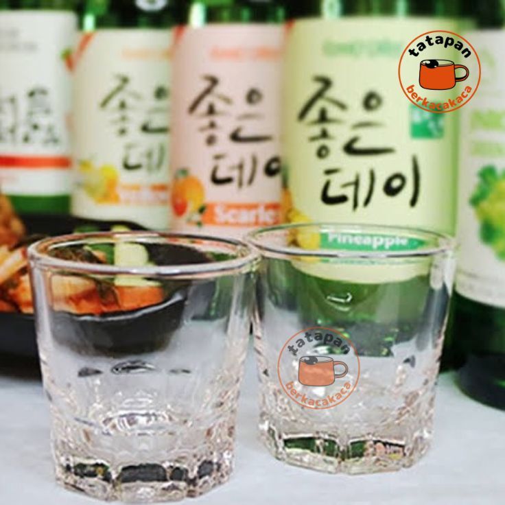 GELAS SLOKI SOJU / SOJU GLASS / GELAS SELOKI / SHOT GLASS / GELAS SHOT / SOJU SELOKI / SOJU-7O