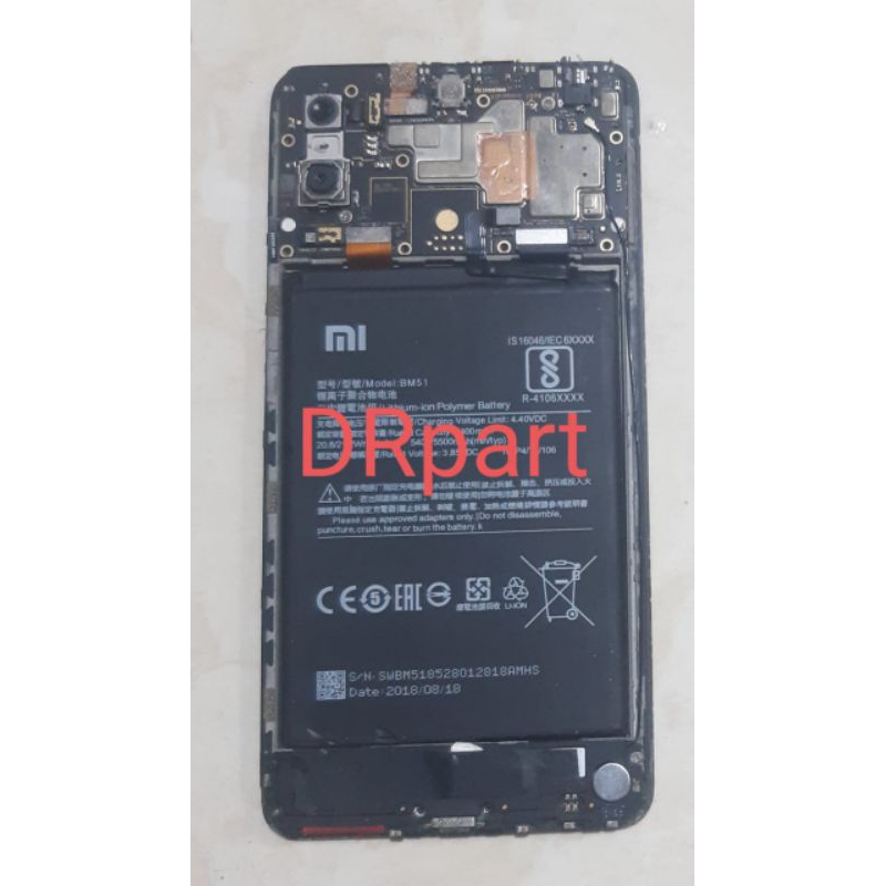 papan PCB / mesin xiaomi MI MAX 3 RAM 6GB MEMORY 128GB NORMAL
