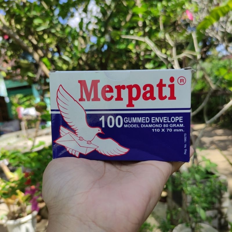 

Amplop Kecil Biru Merpati Ukuran 110 X 70 mm | Visit 80G | Isi 100 Lembar | Amplop Undangan