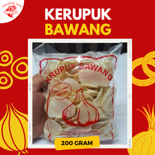 

Kerupuk Bawang Enak Gurih Asli Khas Juwana Pati