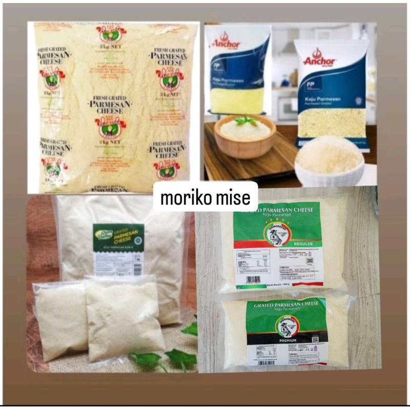 

New // [ 250 Gr ] Baca! Keju Parmesan Bubuk Indocheese Anchor Floridia Green Valley Parmesan Grated