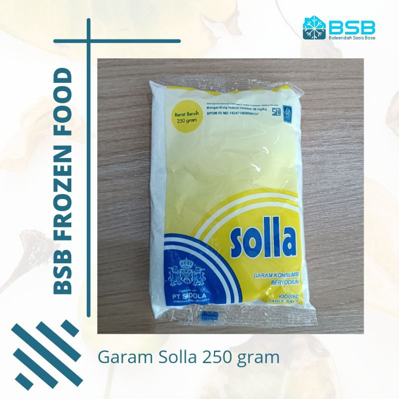 

Garam Solla Kemasan Reguler 250 gram