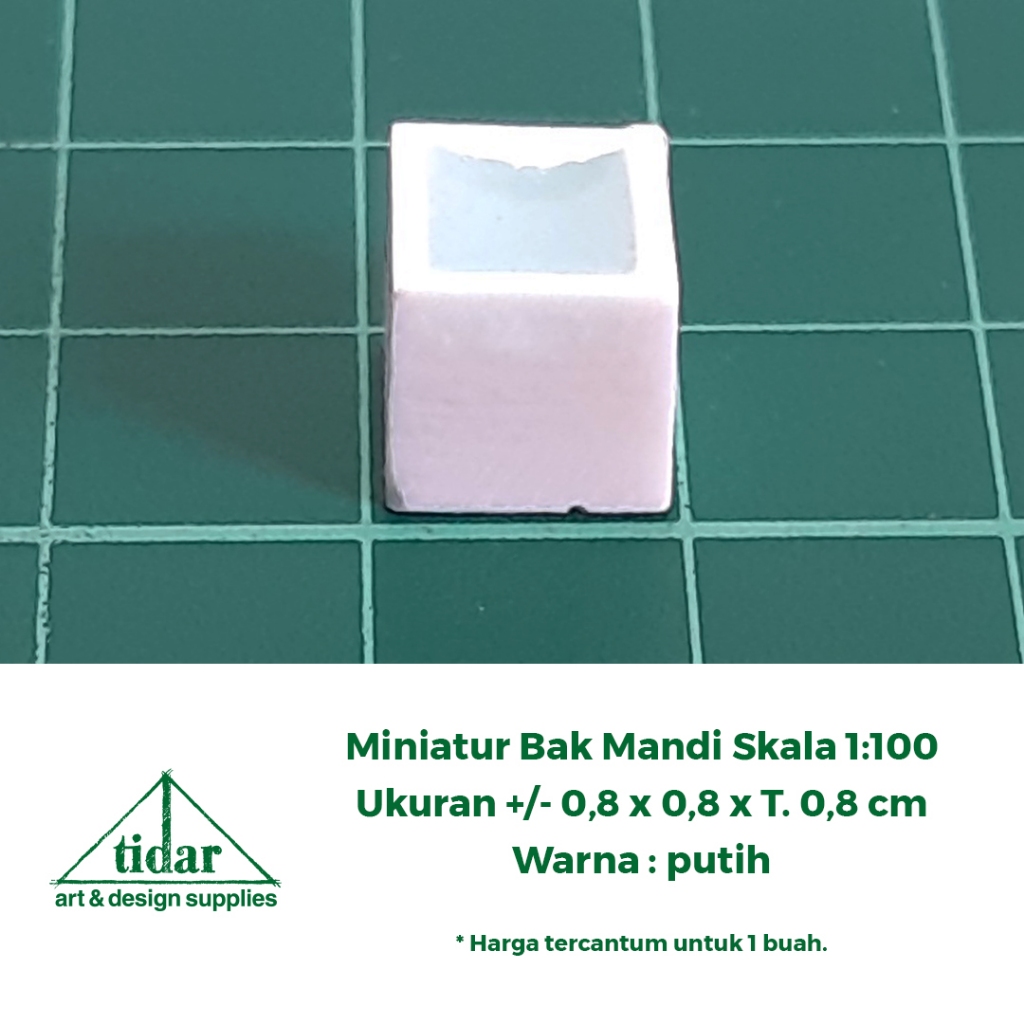 

[MR] MH - Miniatur Bak Kamar Mandi Skala 1:100 - Maket Tempat / Wadah Air