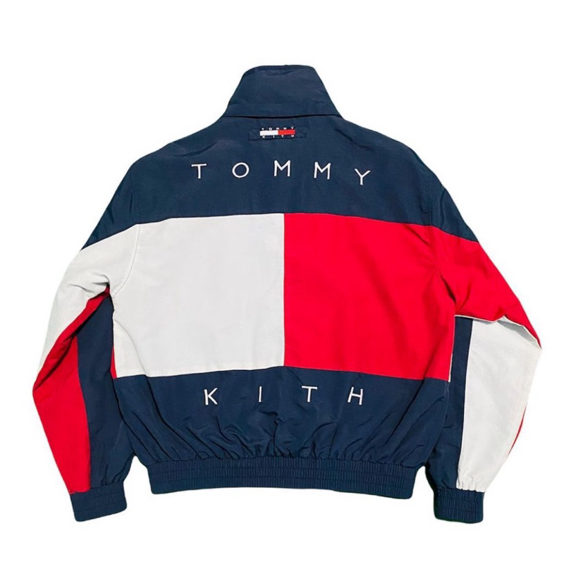 jaket tommy hilfiger kith big logo flag second original