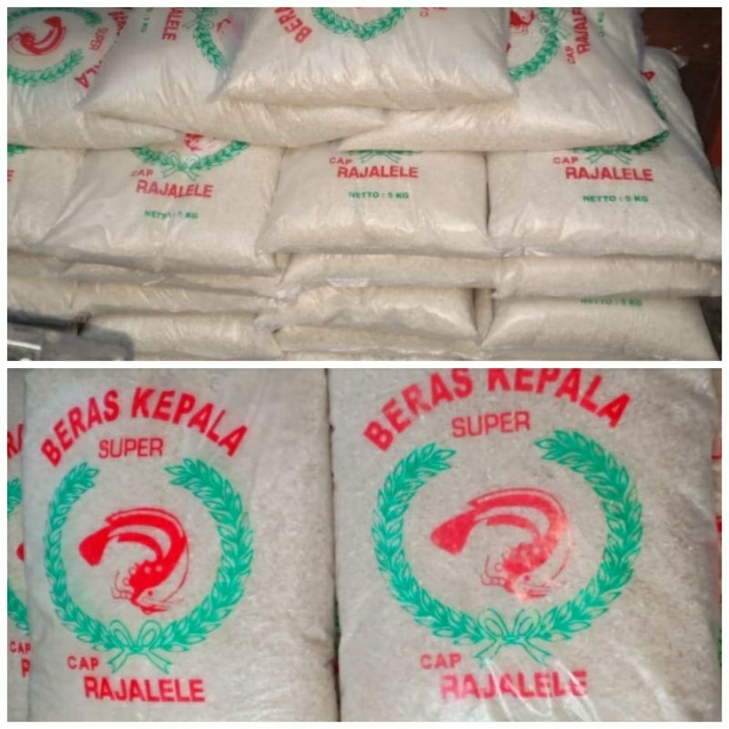 

BERAS KEPALA MERK RAJA LELE 5KG