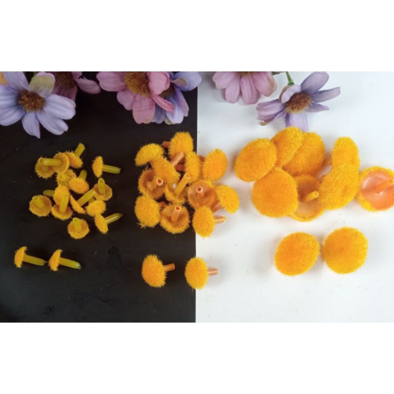 Putik Matahari Kuning Putik Matahari Plastik Putik Bunga Matahari Imitasi