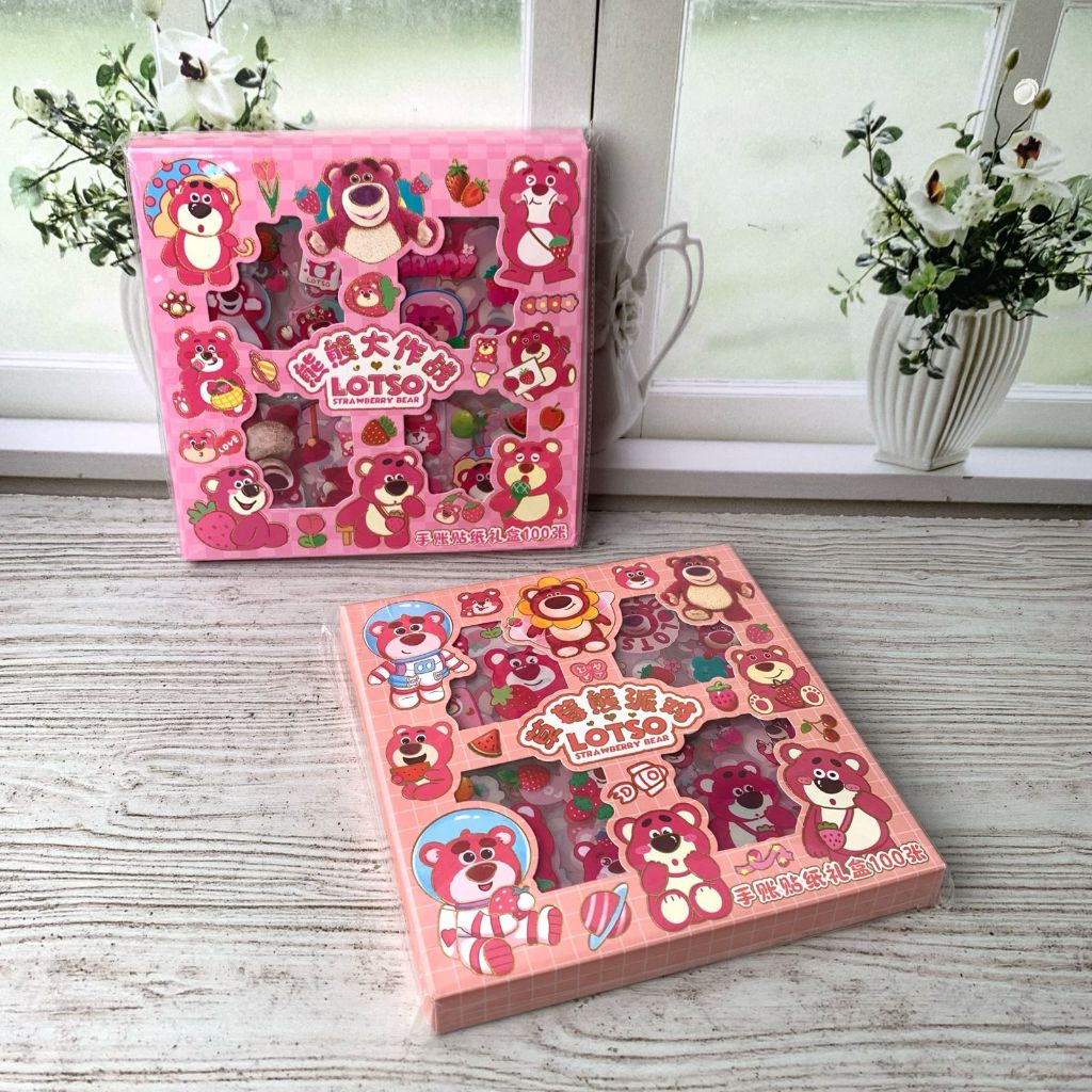 

Paket Box STIKER 100 LEMBAR - MOTIF Lotso ST 1196 - journaling diary scrabook kado unik bungkus gambar hadiah sovenir alat tulis kerja sekolah kantor lucu