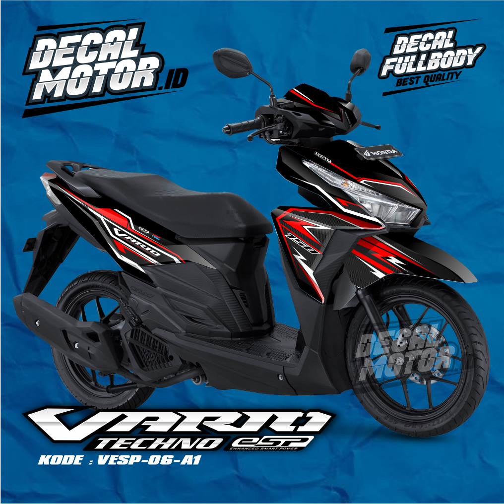 Stiker Decal Motor Vario 125-150 ESP - Decal vario esp 125 150 full body - VESP