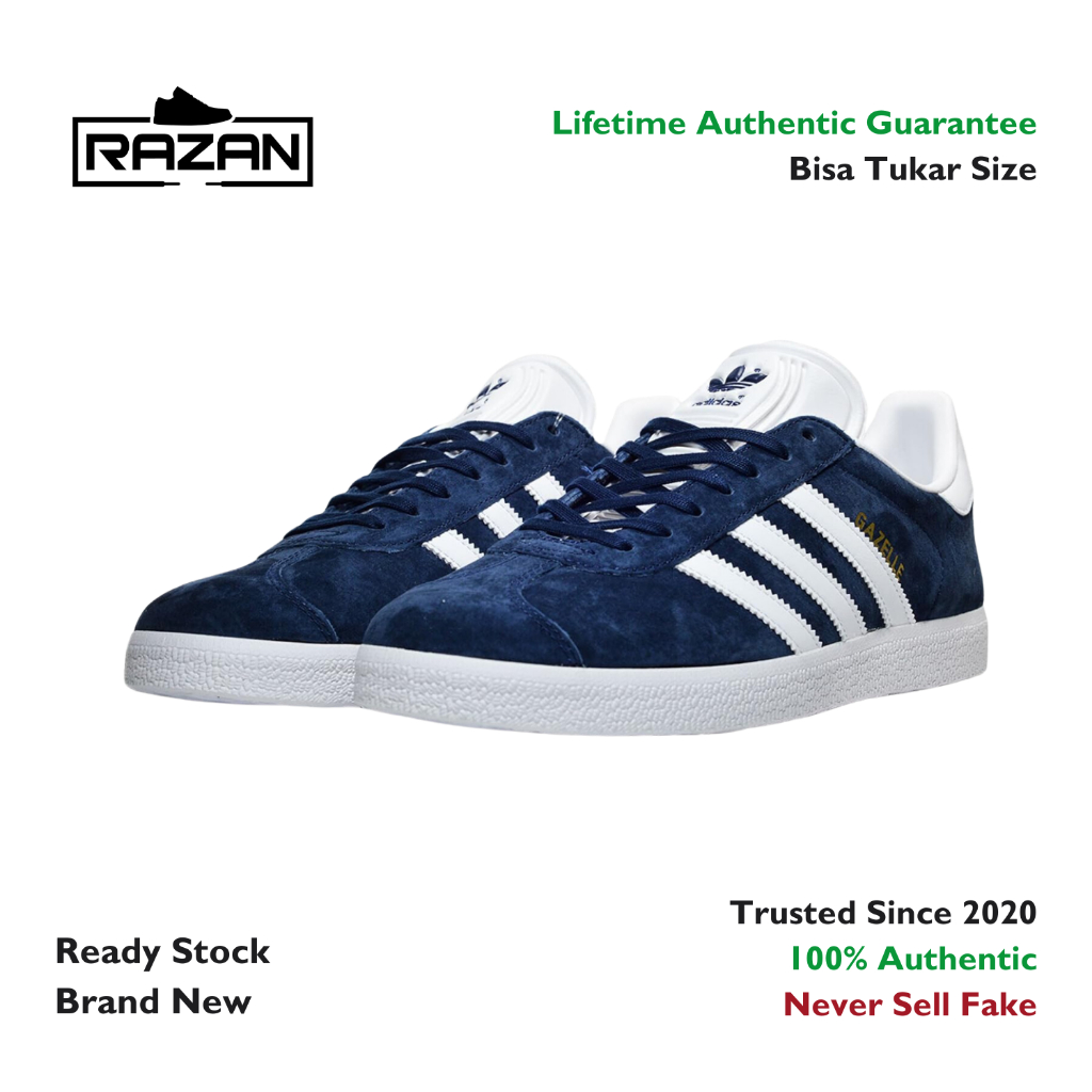 Adidas Gazelle Navy 100% Authentic Original