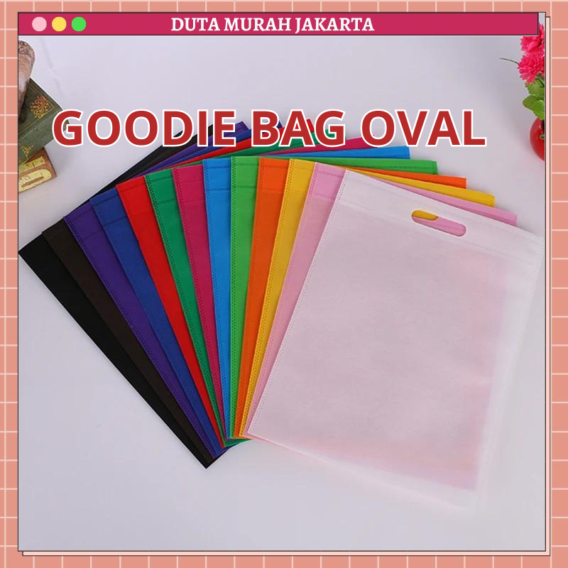 

Goodie Bag Polos Oval Hajatan Hampers Kantong Belanja Ultah Hadiah Kantong Kain DMJ