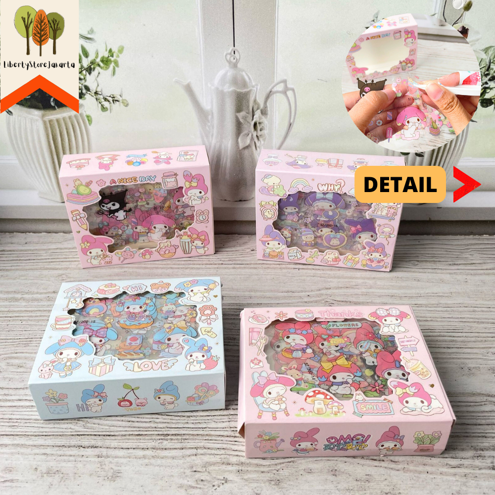 

Stiker Box Sanrio Isi 8 Lembar ST-1192 Waterproof Sticker SZ-200 Anti Air Stationery For School Alat Tulis Kantor Sekolah Kado Ulang Tahun