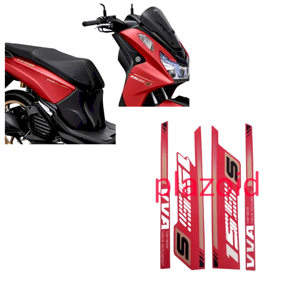 stiker striping lis body motor yamaha lexi vva 155 s lexi lx