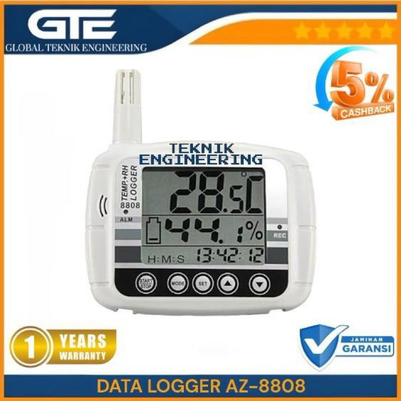 Humidity Temperature Data Logger AZ 8808 Instrument RH AZ 8808 Thermo