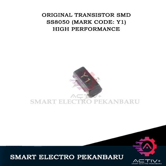 ORIGINAL SMD SS8050 (MARK CODE: Y1) SOT-23 TRANSISTOR Y1 SS-8050 SMT 25V 1.5A SOT-23 SMD NPN Transis