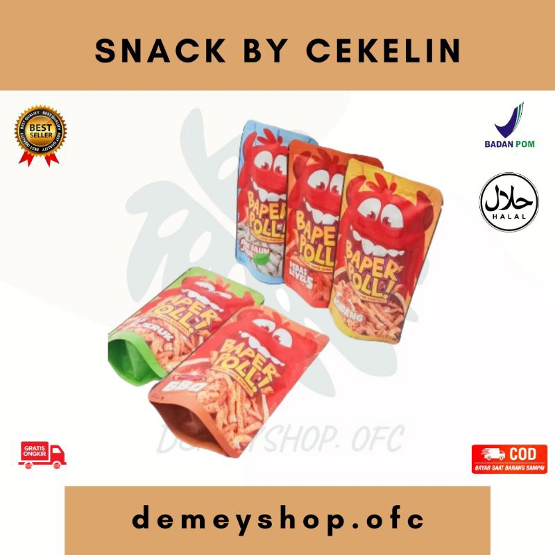 

✨DEMEY✨ SNACK BY CEKELIN [BASRENG, MACARONI, PILUS, MIE LIDI]