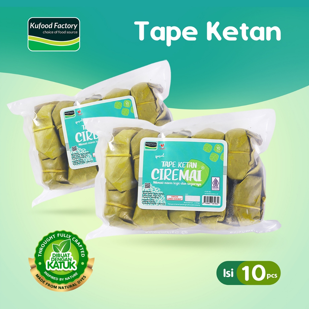 

Ciremai Tape Ketan Hijau Daun Jambu - 10 Bungkus