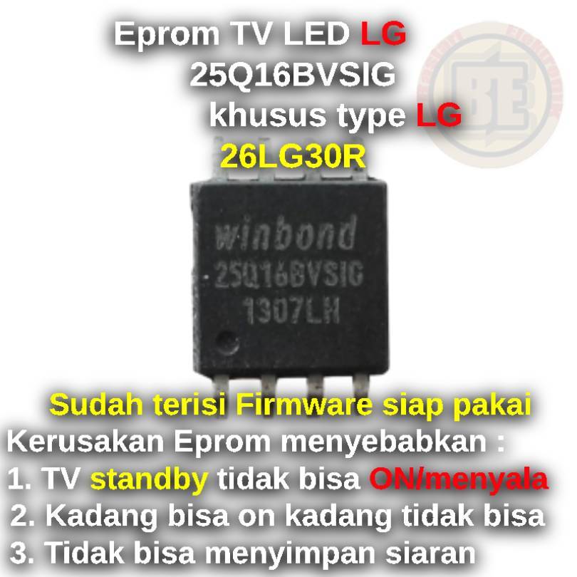 Ic Eprom Firmware TV LG 26LG30R