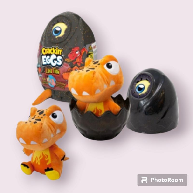 (Super Preloved) Toys Kingdom Crackin Eggs Lava Flow/ Mainan Telur Dinosaurus