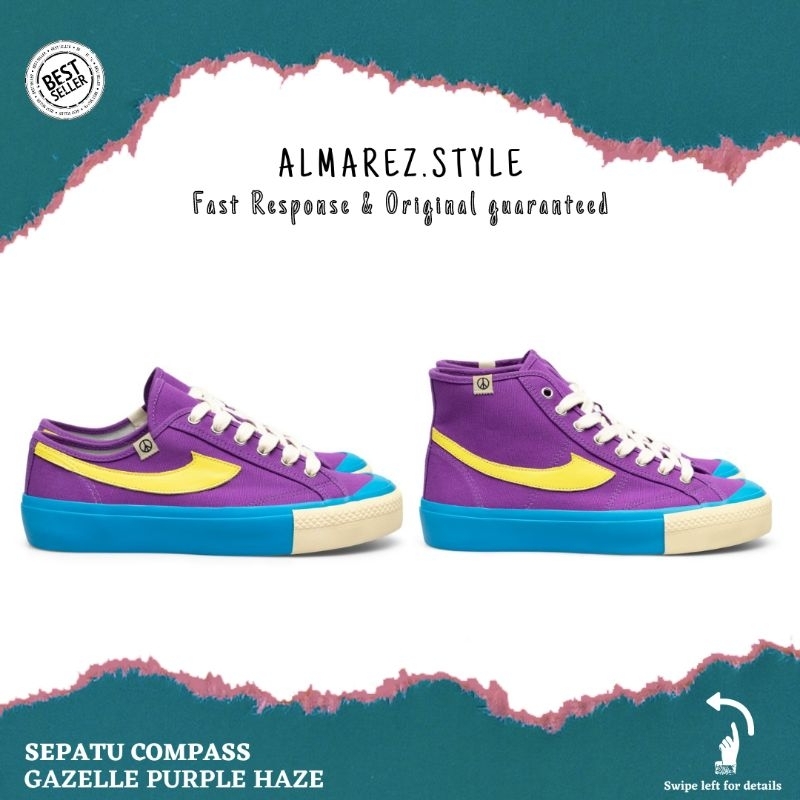 Compass Gazelle Purple Haze Low & High - Size 38 39 40 41 42 43 44