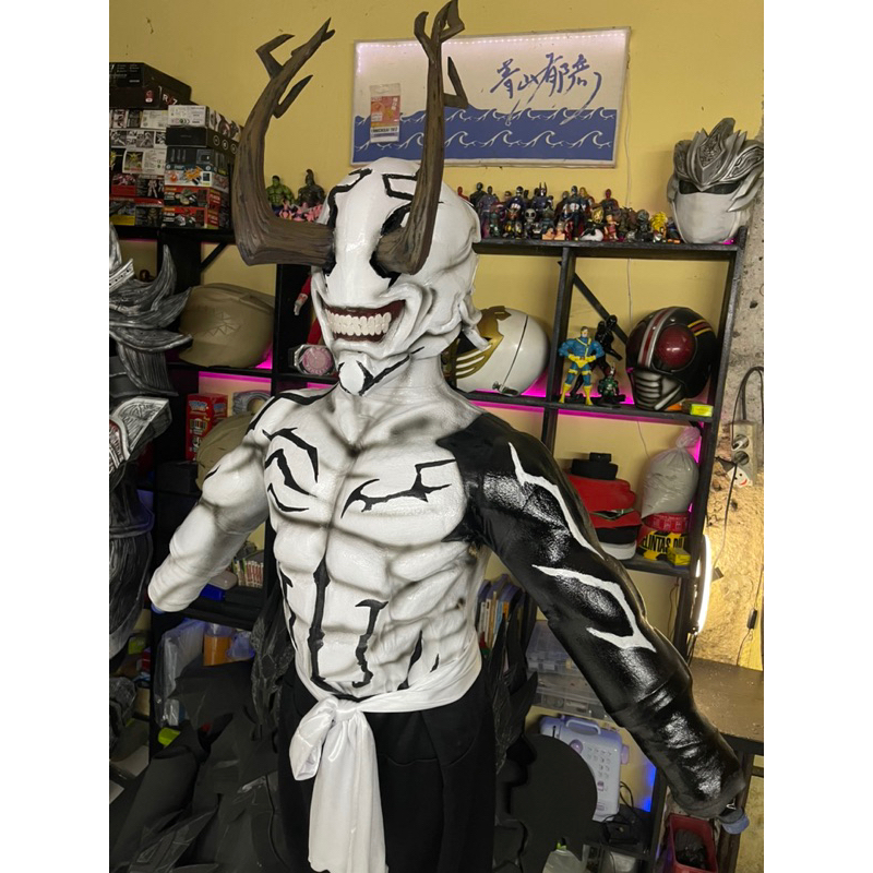 otot palsu cosplay Hanami LATEX