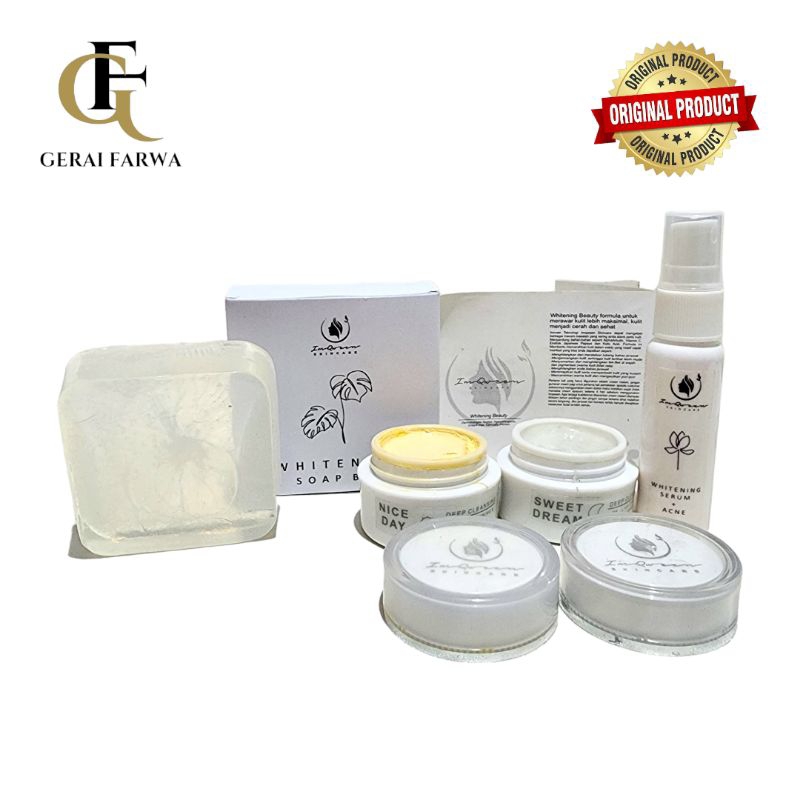 Im Qween Skincare Paket Acne Lengkap Sabun Flek Batang Original Pemutih Wajah