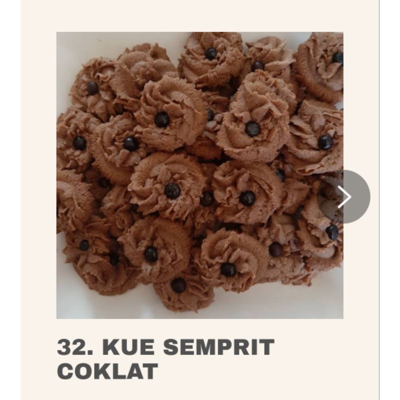 

Kue Kering Semprit Coklat