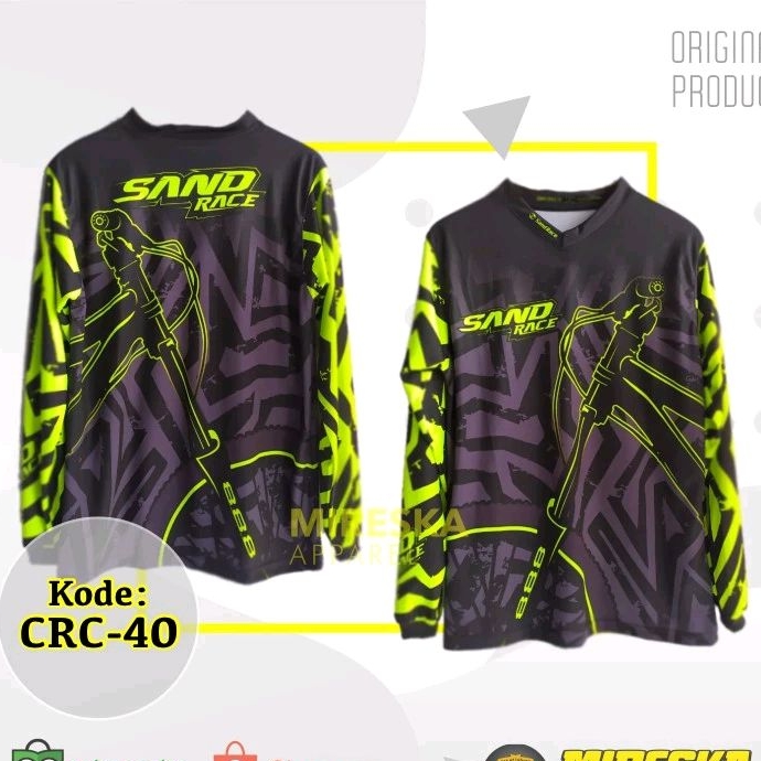 Kaos Jersey Sepeda Gowes MTB Keren, Unik, Balap Racing | CRC-40 | Original Mireska Apparel