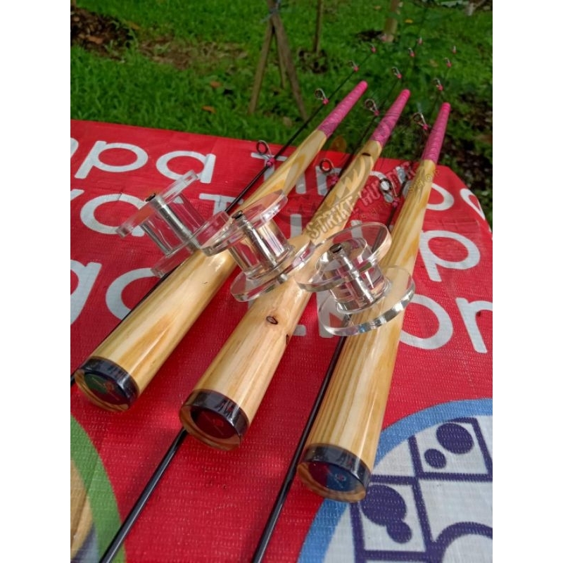 JORAN YOYO 129CM STIK CARBON GAGANG KAYU JATI FULL FIBER