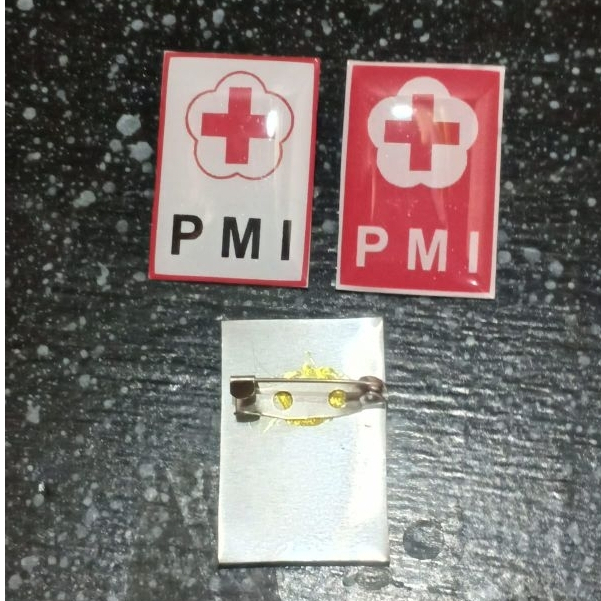 Pin Bros PMI Persegi Resin