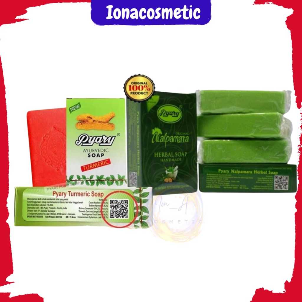 [BPOM] Original - Sabun Arab PYARY NALPAMARA / TURMERIC / PEPAYA