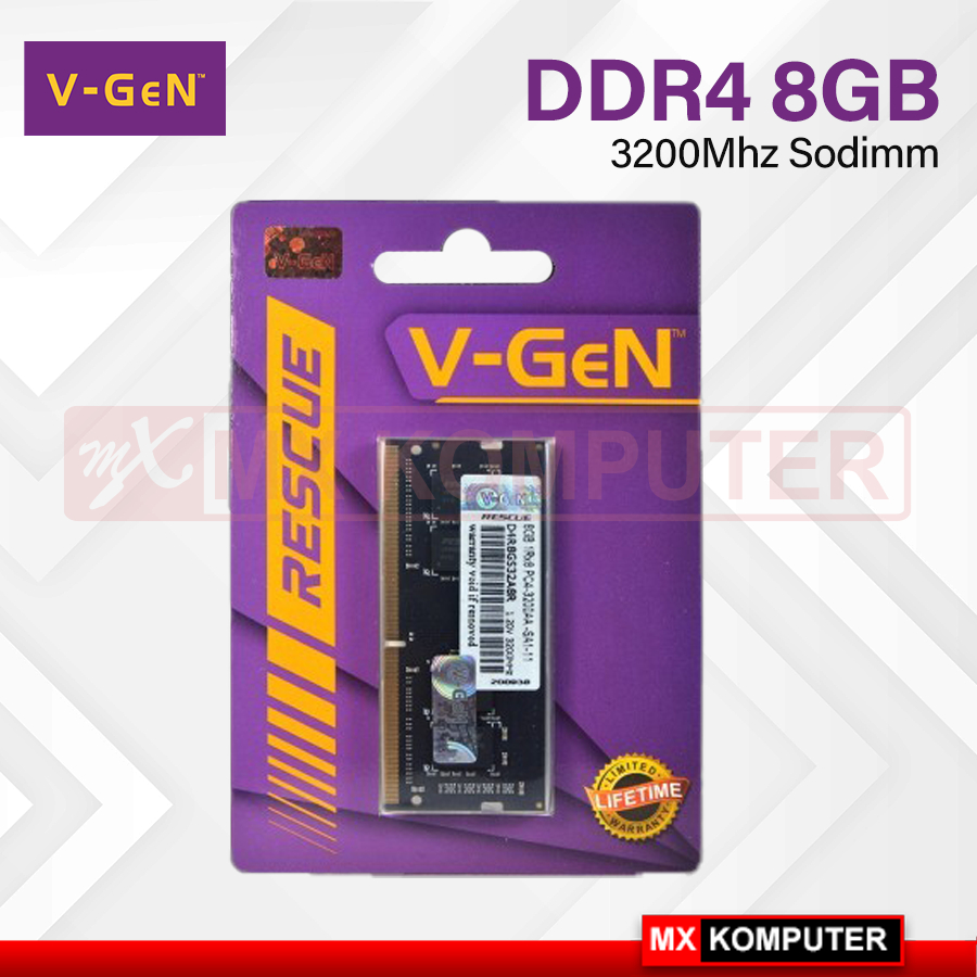 RAM Vgen DDR4 8GB 3200 Mhz Sodimm Laptop V-gen