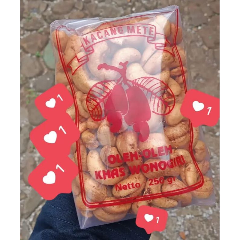 

Kacang Mete Goreng 250 Gram Cashew Nut ¼ Kilogram Mede Seperempat 1/4 Kilo Tanpa Pemanis Buatan